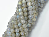 Labradorite Beads, 6mm (6.7mm) Round-Gems: Round & Faceted-BeadDirect