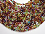 Dragon Vein Agate Beads, Green & Red, 6mm Round Beads-BeadDirect