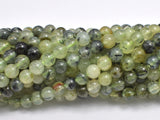Prehnite Beads, 6mm (6.3mm) Round Beads-Gems: Round & Faceted-BeadDirect