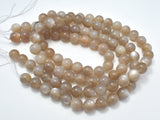 Gray Moonstone, 8mm Round Beads-Gems: Round & Faceted-BeadDirect