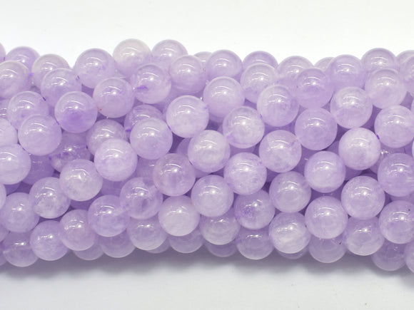 Lavender Amethyst, Lavender Jade, 8mm (8.3mm) Round-BeadDirect