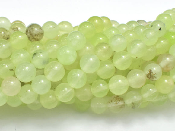 Jade - Light Green, 8mm Round-Gems: Round & Faceted-BeadDirect