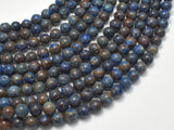 Blue Jasper Beads, 6mm Round Beads-Gems: Round & Faceted-BeadDirect
