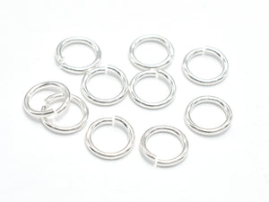 500pcs 4mm Open Jump Ring, 0.6mm (22gauge), Silver Plated-Metal Findings & Charms-BeadDirect