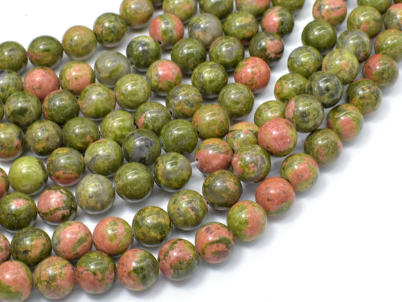 Unakite Beads, 8mm( 8.4mm) Round Beads-Gems: Round & Faceted-BeadDirect