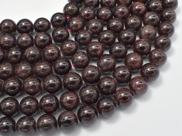 Red Garnet, 10mm Round Beads-Gems: Round & Faceted-BeadDirect