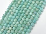 Russian Amazonite Beads, 6mm (6.5mm) Round-Gems: Round & Faceted-BeadDirect