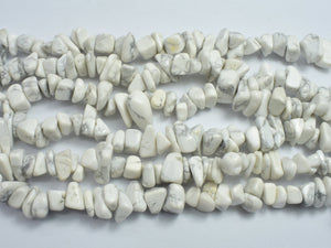 Howlite 7-15mm Chips Beads, 34 Inch-BeadDirect