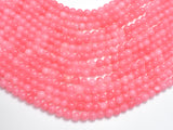 Jade Beads-Pink, 6mm Round Beads-BeadDirect