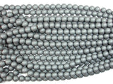 Matte Hematite Beads, 8mm Round Beads-Gems: Round & Faceted-BeadDirect