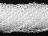 Clear Quartz Beads, 4mm (4.5mm) Faceted Round-Gems: Round & Faceted-BeadDirect