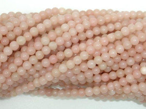 Pink Opal Beads, 4mm Round Beads-Gems: Round & Faceted-BeadDirect