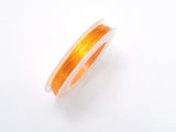 2Rolls Orange Stretch Elastic Beading Cord, 0.5mm, 2 Rolls-20 Meters-Metal Findings & Charms-BeadDirect