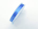 2Rolls Blue Stretch Elastic Beading Cord, 0.5mm, 2 Rolls-20 Meters-Metal Findings & Charms-BeadDirect