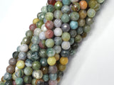 Indian Agate Beads, Fancy Jasper Beads, 6mm Faceted Round Beads-BeadDirect