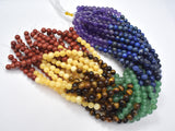Chakra Gemstone Beads, 8mm Round-Gems: Round & Faceted-BeadDirect