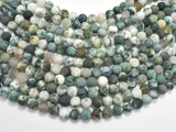 Matte Tree Agate Beads, 8mm Round Beads-BeadDirect