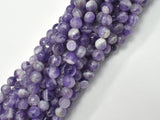 Amethyst, Dog Tooth Amethyst, 6mm, Faceted Round-BeadDirect