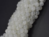 Selenite, Gypsum, 8mm (8.3mm) Round Beads-Gems: Round & Faceted-BeadDirect