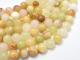 Afghan Jade Beads, 10mm Round Beads-Gems: Round & Faceted-BeadDirect