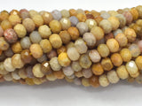 Crazy Lace Agate, 4x6mm Faceted Rondelle-Gems:Assorted Shape-BeadDirect