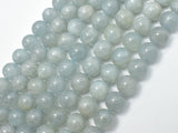 Genuine Aquamarine Beads, Round, 11mm-12mm-Gems: Round & Faceted-BeadDirect