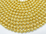 Lava-Gold Plated, 10mm (10.5mm) Round-Gems: Round & Faceted-BeadDirect