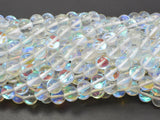 Mystic Aura Quartz-White, 6mm (6.5mm) Round Beads-Gems: Round & Faceted-BeadDirect