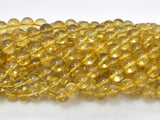 Gold Rutilated Quartz, 8mm Round Beads-Gems: Round & Faceted-BeadDirect