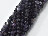 Sugilite Beads, 4mm Micro Faceted Round-Gems: Round & Faceted-BeadDirect