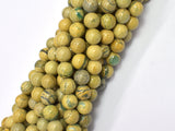 Green Muscovite 8mm Round Beads, 15 Inch-BeadDirect
