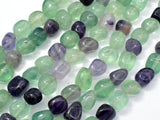 Fluorite Beads, Approx 8x10mm Nugget Beads, 15.5 Inch-Gems: Nugget,Chips,Drop-BeadDirect