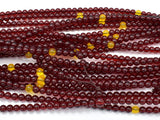 Blood Amber Resin, 6mm(5.8mm) Round Beads, 23 Inch, Approx 108 beads-Gems: Round & Faceted-BeadDirect
