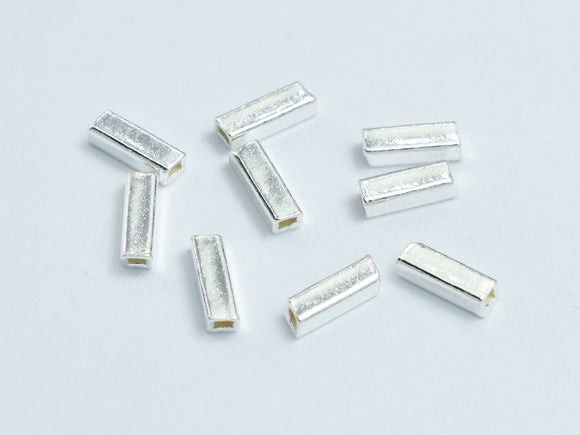 30pcs 925 Sterling Silver Square Tube 1.5x4.5mm-BeadDirect