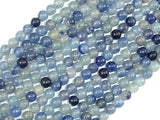 Blue Aventurine, 4mm (4.4 mm) Round Beads-BeadDirect