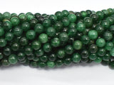 Green Mica Muscovite in Fuchsite 6mm Round-BeadDirect