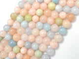 Beryl Beads, Aquamarine, Morganite, Heliodor, 8mm, Round-Gems: Round & Faceted-BeadDirect