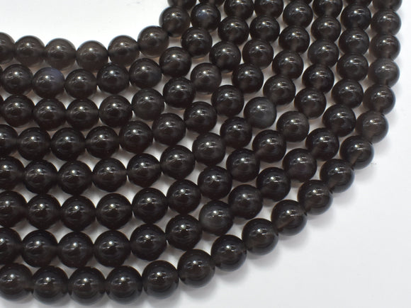 Ice Rainbow Obsidian Beads, 8mm (7.8mm)-Gems: Round & Faceted-BeadDirect