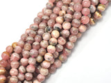 Rhodochrosite, 5mm (4.5mm), Round-BeadDirect