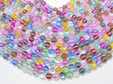 Mystic Aura Quartz-Multi Color, 8mm (8.5mm) Round-Gems: Round & Faceted-BeadDirect