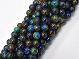 Natural Azurite 8mm Round-BeadDirect