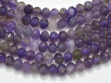 Amethyst Beads, 3x4mm Micro Faceted Rondelle-Gems:Assorted Shape-BeadDirect