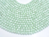 Green Angelite Beads, 6mm, Round, 15 Inch-BeadDirect