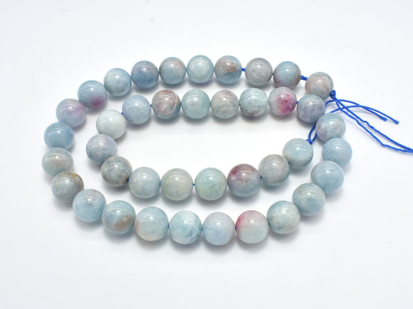 Aquamarine Beads, 10mm Round Beads-Gems: Round & Faceted-BeadDirect