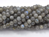 Labradorite Beads, 6mm Round Beads-Gems: Round & Faceted-BeadDirect