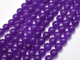 Jade - Purple, 8mm (8.4mm) Round-Gems: Round & Faceted-BeadDirect