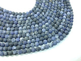 Matte Sodalite Beads, Round, 8mm-Gems: Round & Faceted-BeadDirect