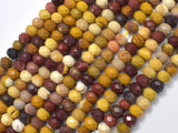 Mookaite Beads, 4x6mm Faceted Rondelle-Gems:Assorted Shape-BeadDirect