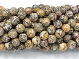 Leopard Skin Jasper Beads, Round, 9mm-Gems: Round & Faceted-BeadDirect
