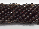 Smoky Quartz Beads, 6 mm Faceted Round Beads-Gems: Round & Faceted-BeadDirect